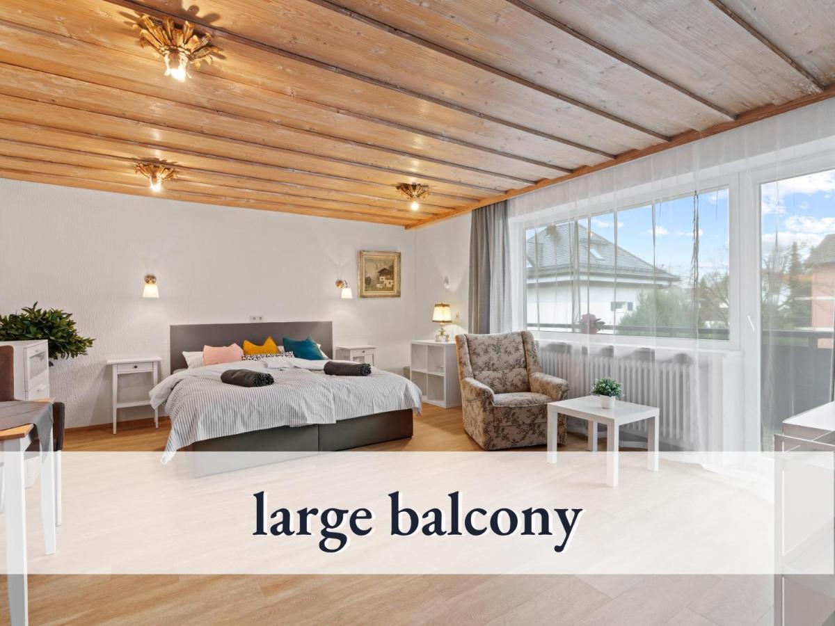 Sehr gemütliche Ferienwohnung in bester Lage mit großem Sonnenbalkon l Innenstadtnähe l 1 Minute zum Bahnhof l Küche l TV l Free-WLAN l Willkommen im Hallo!-Apartment 8 Bad Wörishofen Exterior foto